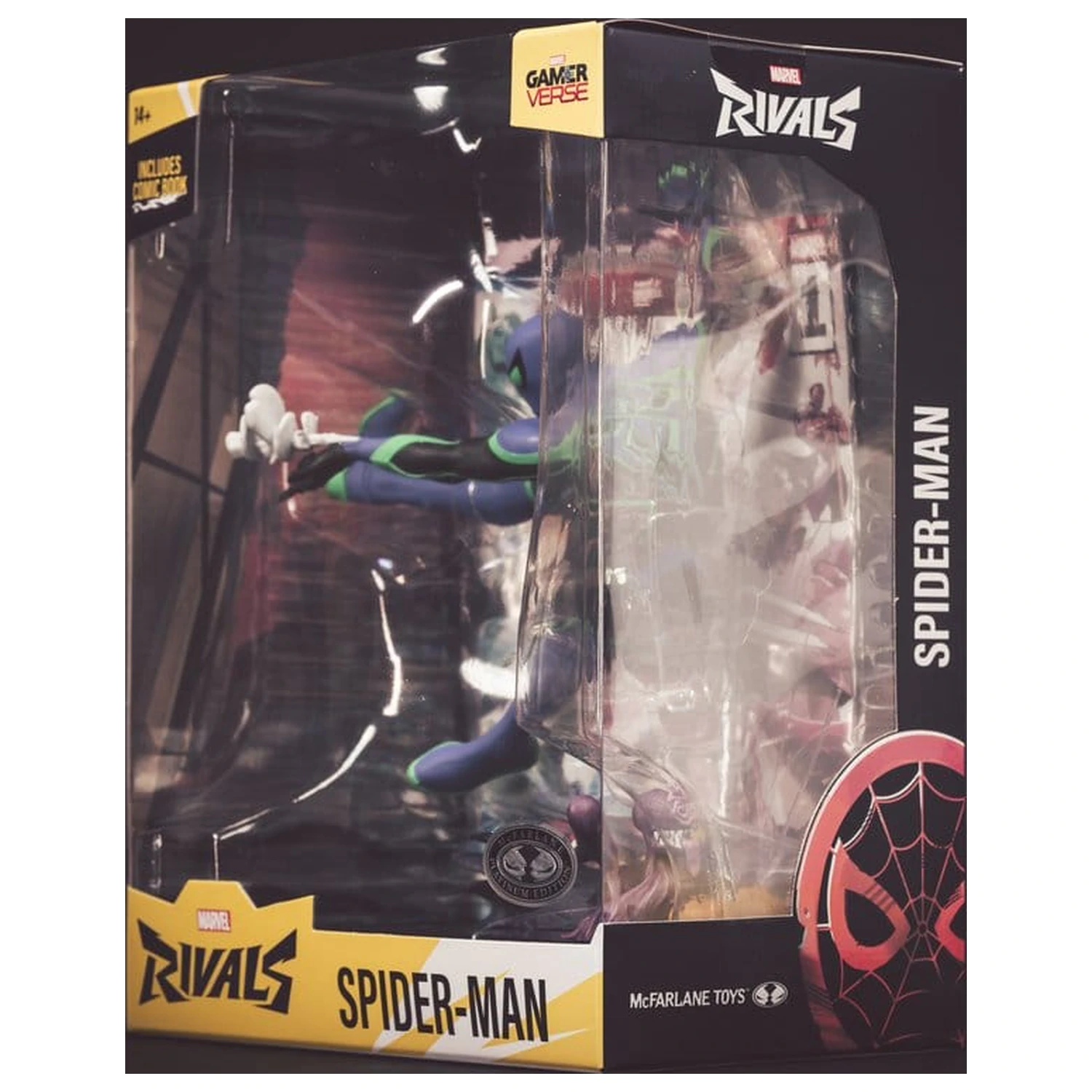 Marvel Rivals Collection Gamerverse 1/6 Action Figure Spider-Man (Platinum Edition) 26 cm product photo