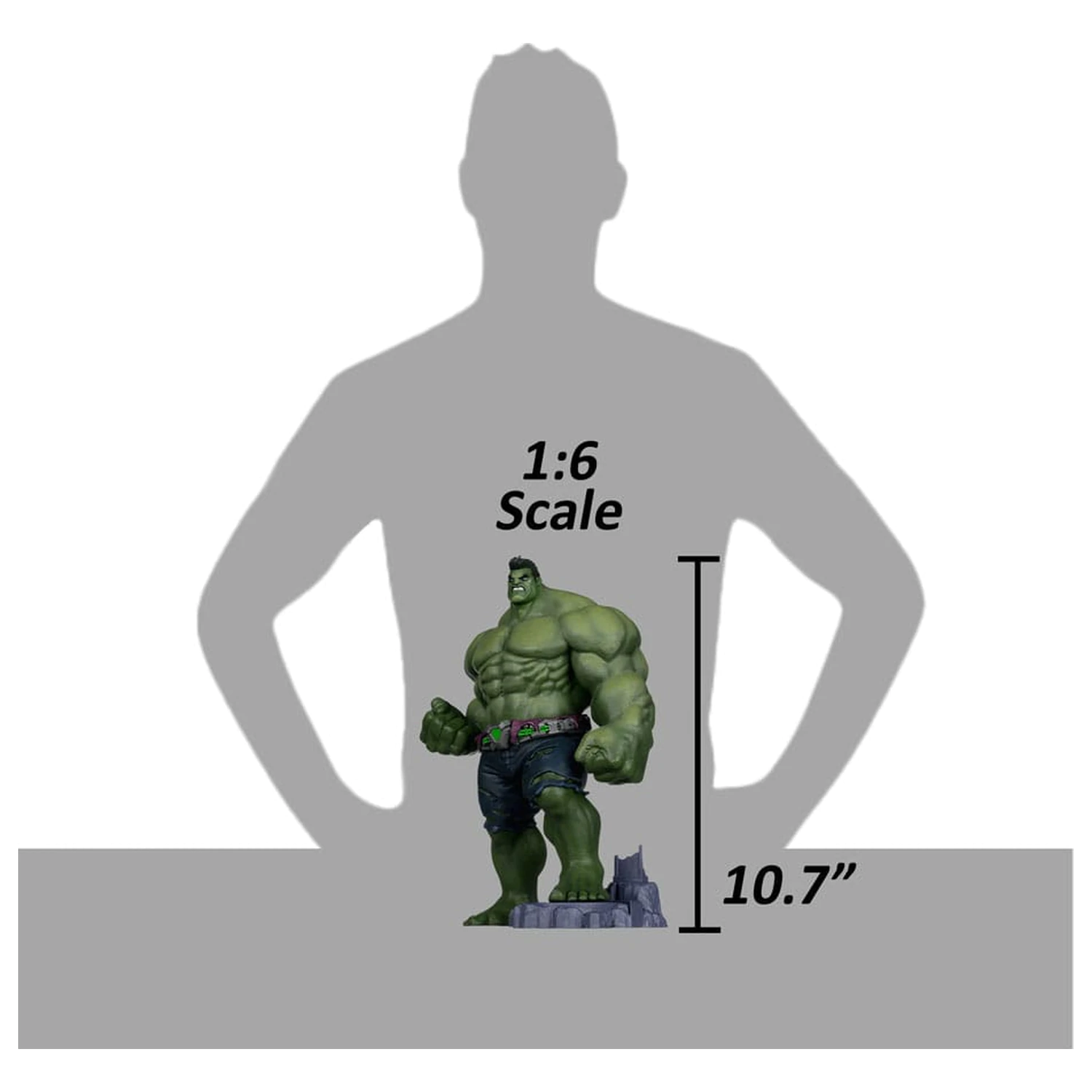 Marvel Rivals Collection 1/6 Action Figure The Hulk 27 cm product photo