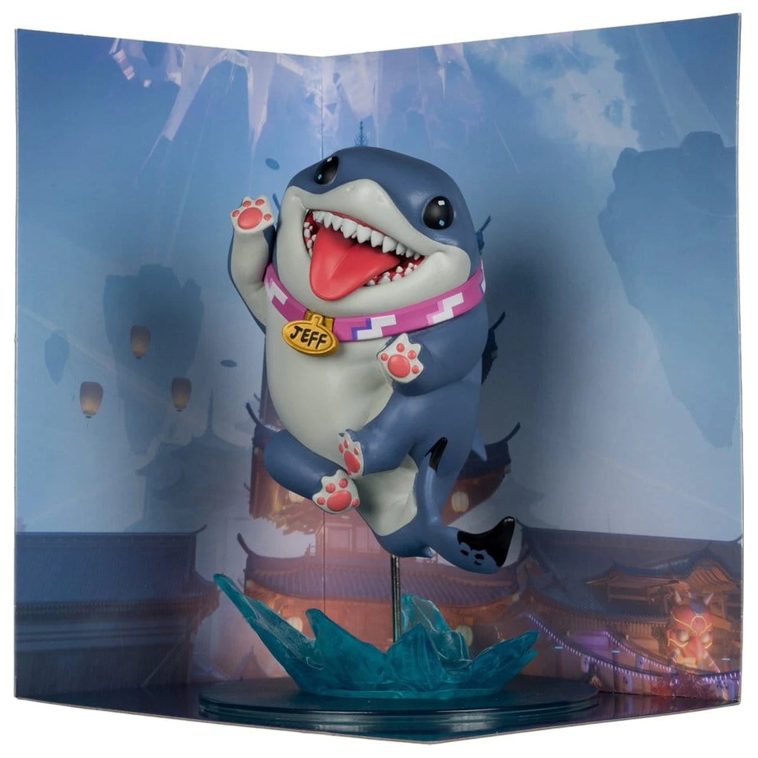 Marvel Rivals Collection Gamerverse 1/10 Action Figure Jeff The Land Shark 20 cm  product photo