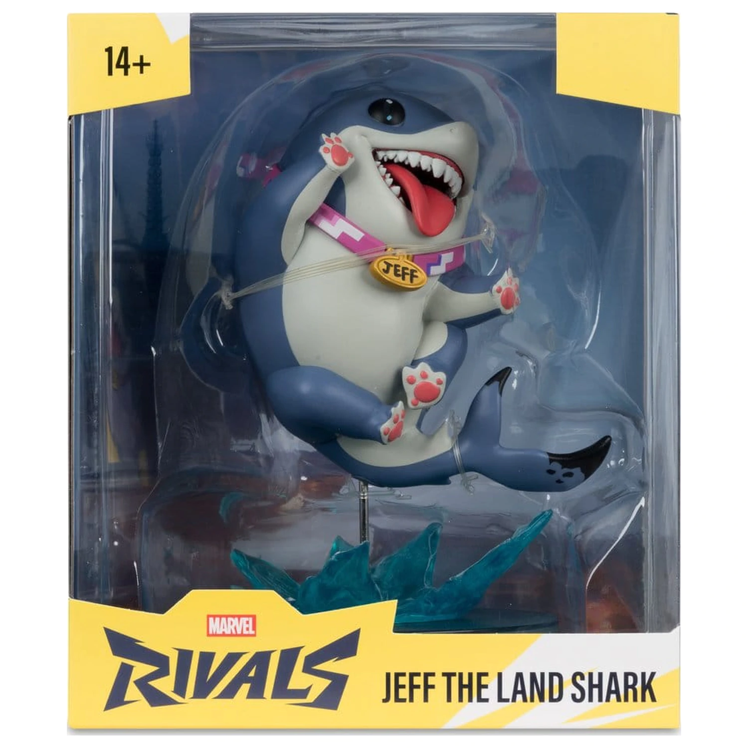 Marvel Rivals Collection Gamerverse 1/10 Action Figure Jeff The Land Shark 20 cm  product photo