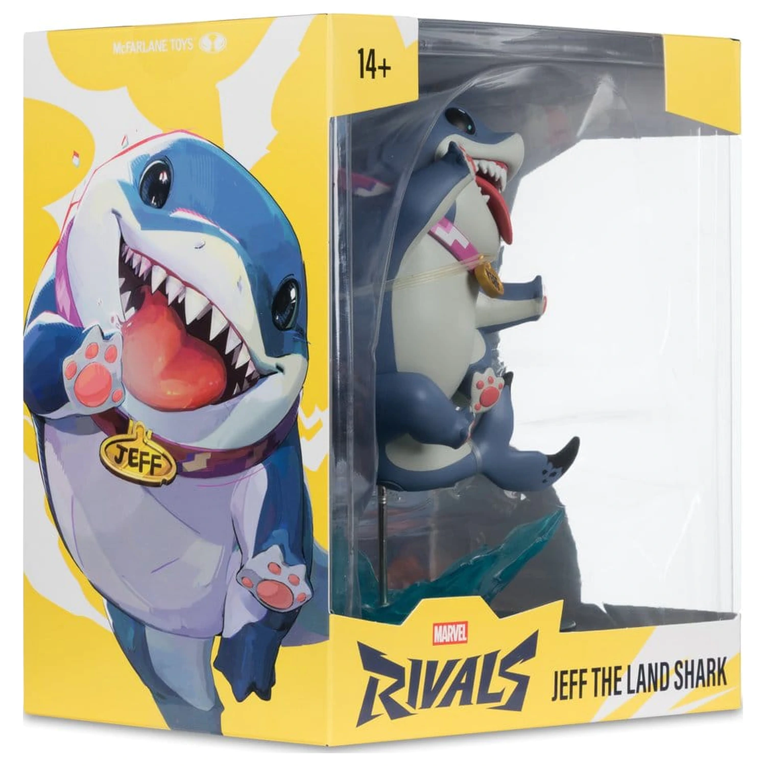 Marvel Rivals Collection Gamerverse 1/10 Action Figure Jeff The Land Shark 20 cm  product photo