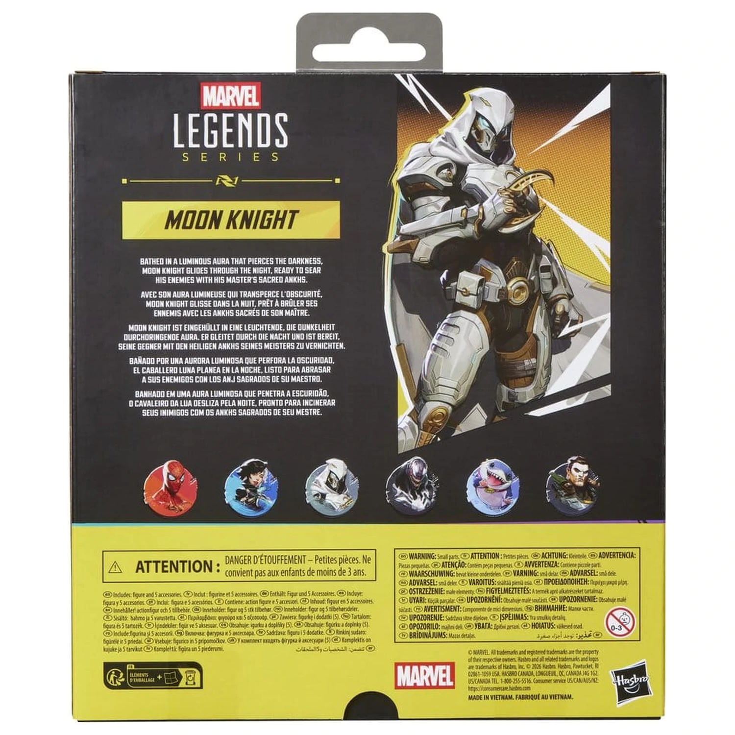 Marvel Rivals Marvel Legends Action Figure Moon Knight 15 cm product photo
