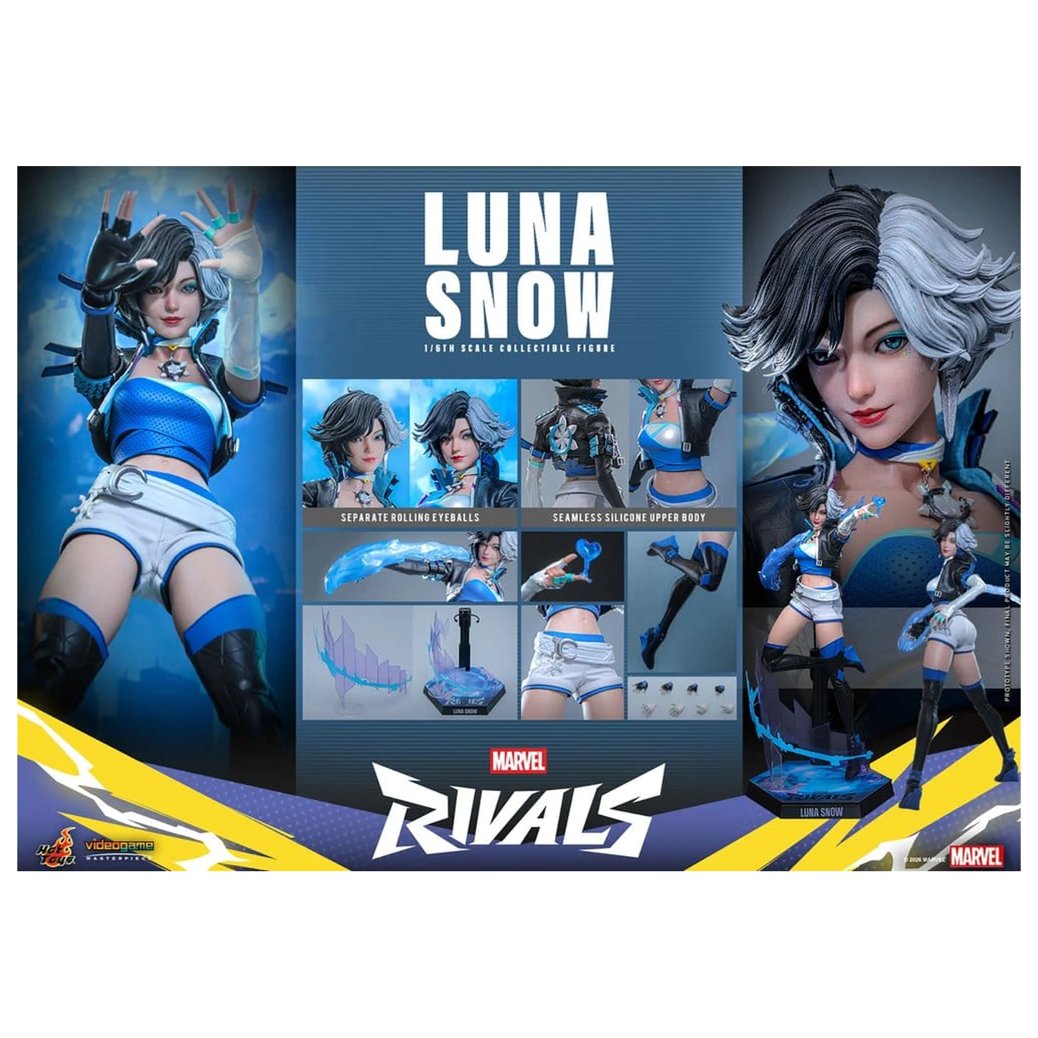 Marvel Rivals Videogame Masterpiece Action Figure 1/6 Luna Snow 28 cm product photo