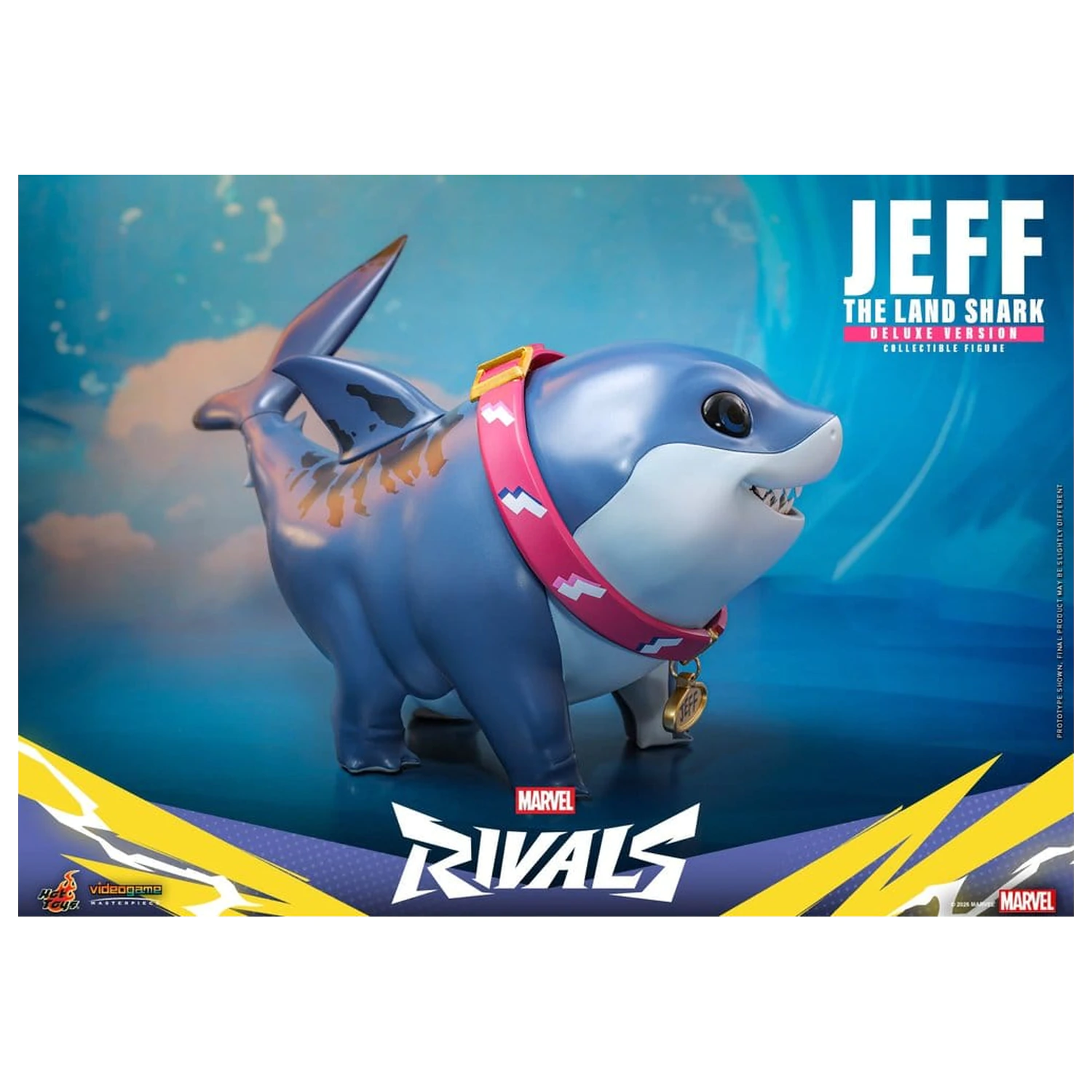 Marvel Rivals Videogame Masterpiece Series Action Figure Jeff the Land Shark 11 cm product photo