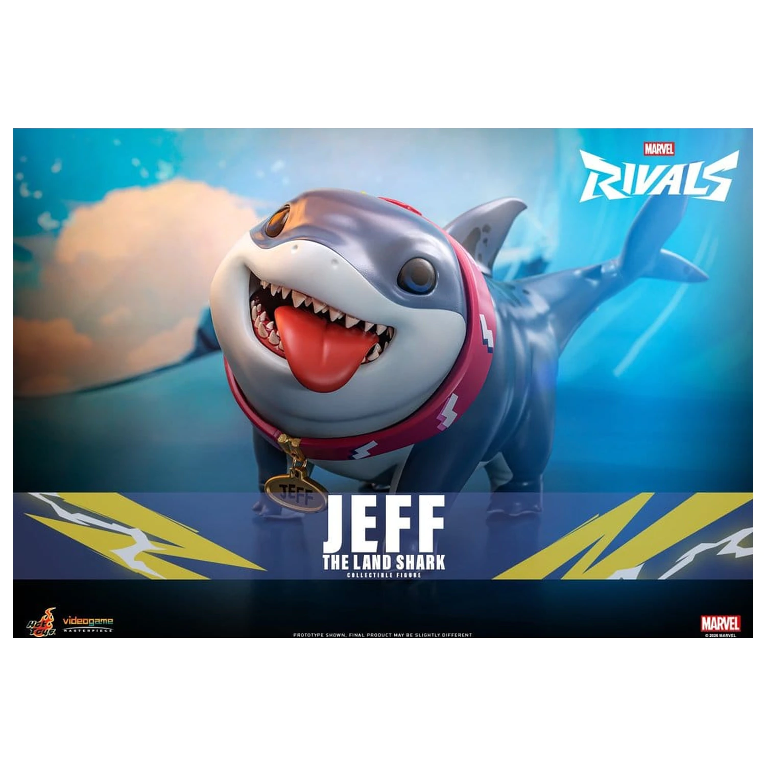 Marvel Rivals Videogame Masterpiece Series Action Figure Jeff the Land Shark 11 cm product photo