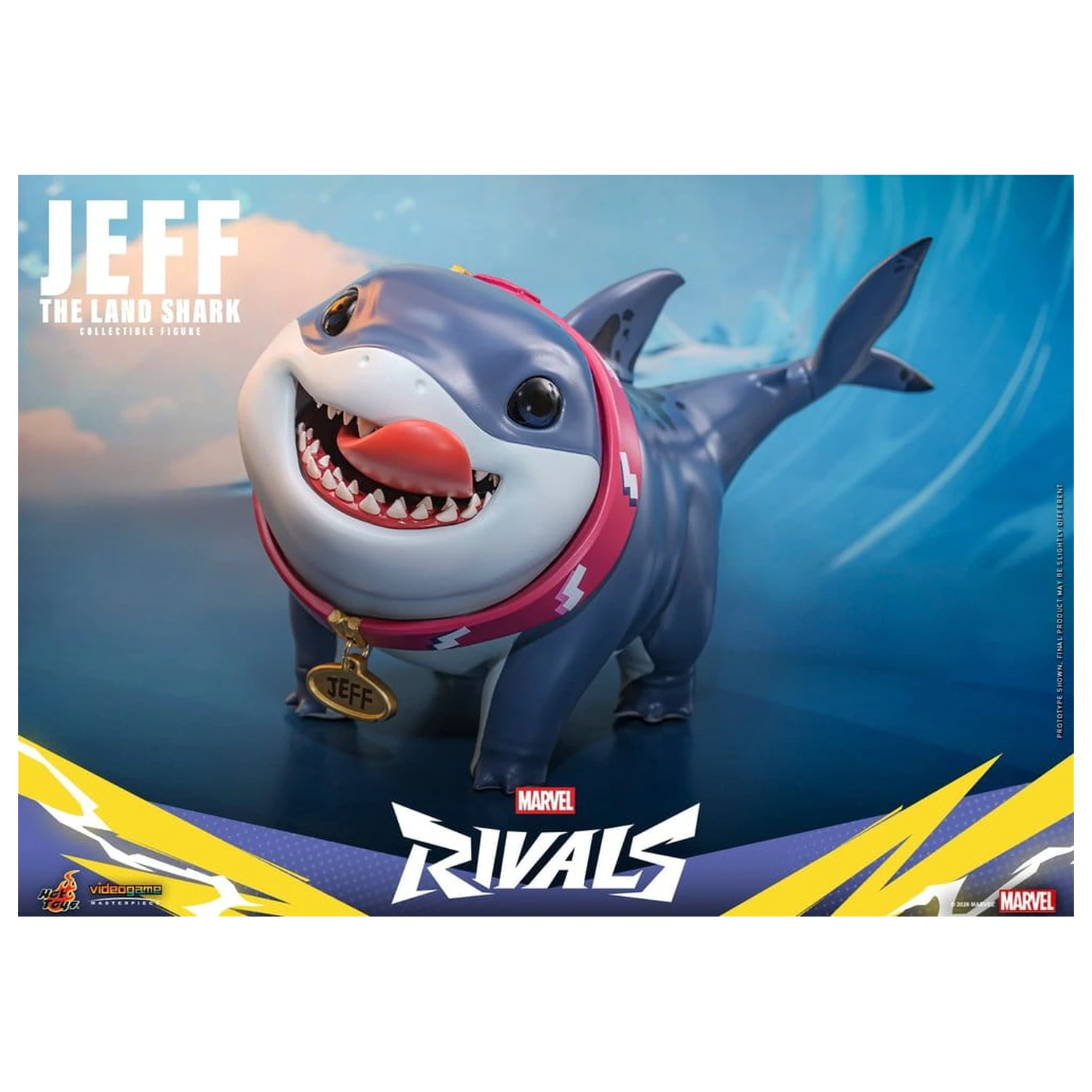 Marvel Rivals Videogame Masterpiece Series Action Figure Jeff the Land Shark 11 cm product photo