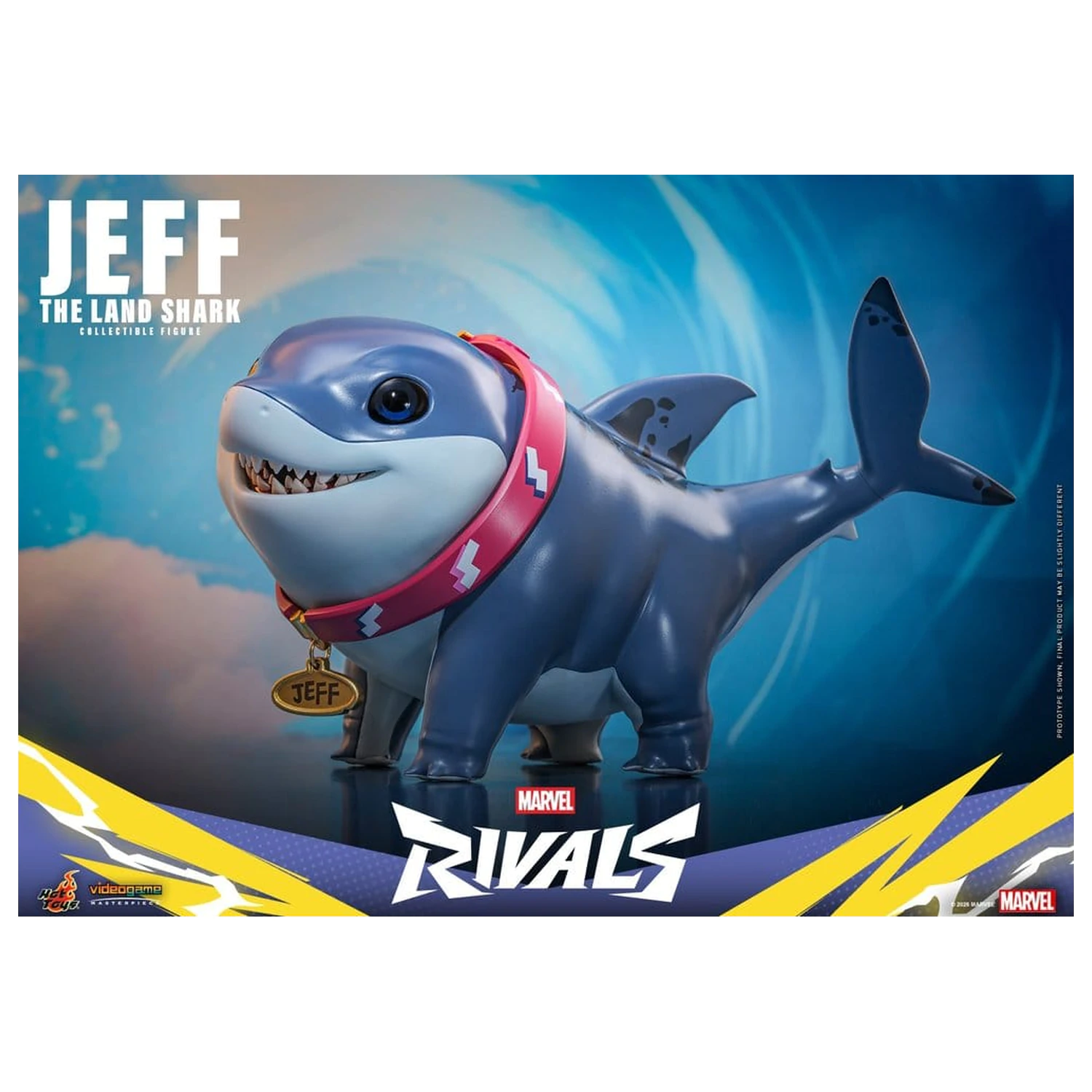 Marvel Rivals Videogame Masterpiece Series Action Figure Jeff the Land Shark 11 cm product photo