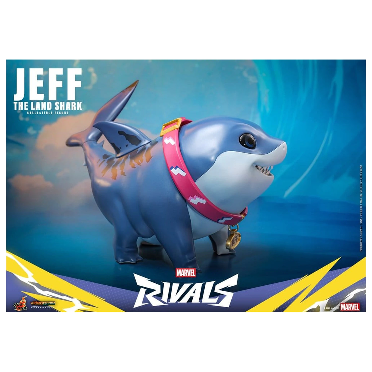 Marvel Rivals Videogame Masterpiece Series Action Figure Jeff the Land Shark 11 cm product photo