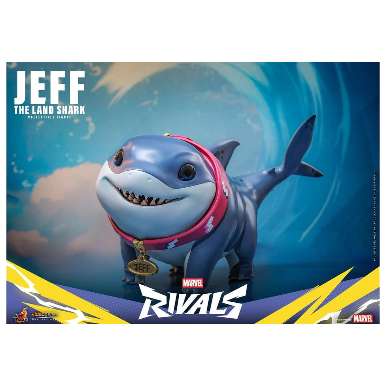 Marvel Rivals Videogame Masterpiece Series Action Figure Jeff the Land Shark 11 cm product photo
