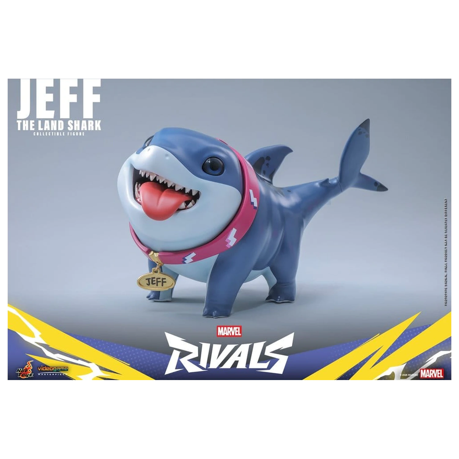 Marvel Rivals Videogame Masterpiece Series Action Figure Jeff the Land Shark 11 cm product photo