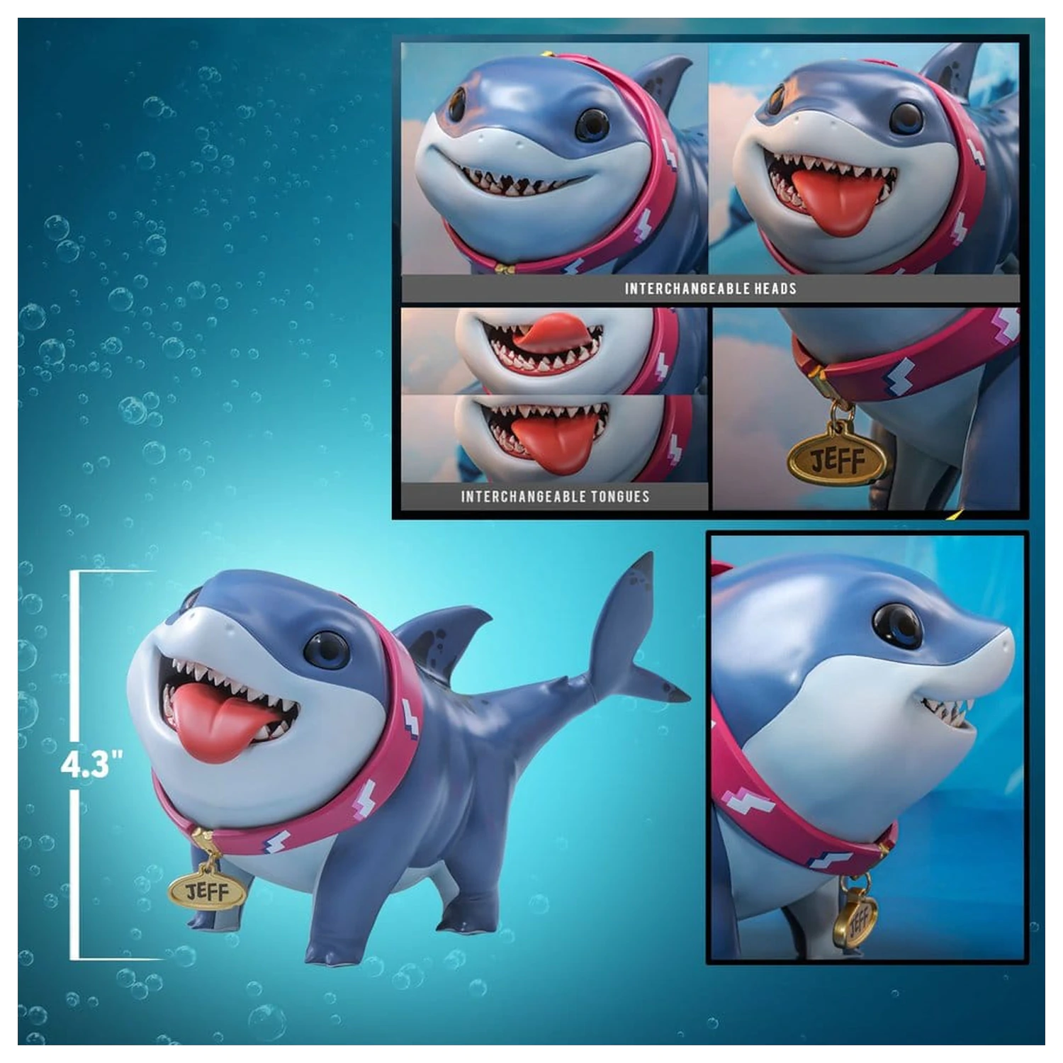 Marvel Rivals Videogame Masterpiece Series Action Figure Jeff the Land Shark 11 cm product photo