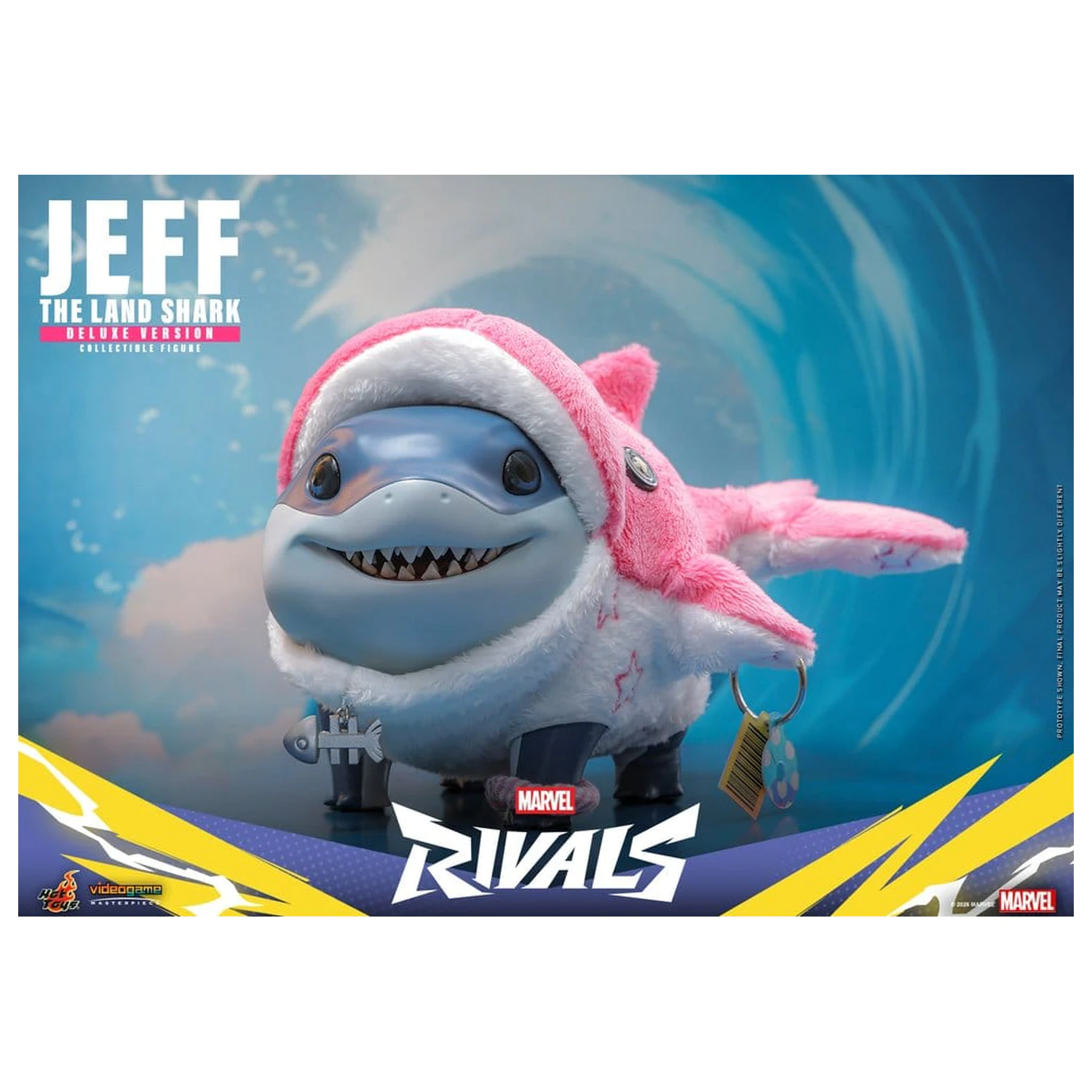 Marvel Rivals Videogame Masterpiece Series Action Figure Jeff the Land Shark (Deluxe Version) 11 cm product photo