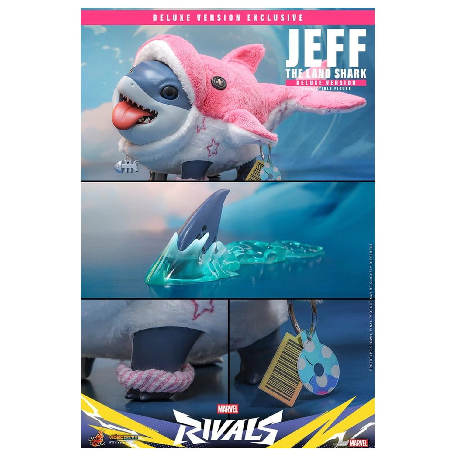 Marvel Rivals Videogame Masterpiece Series Action Figure Jeff the Land Shark (Deluxe Version) 11 cm product photo