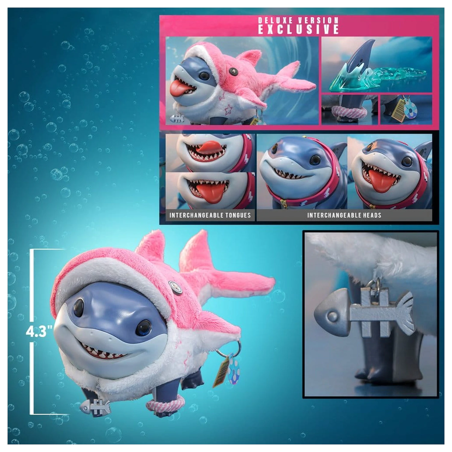 Marvel Rivals Videogame Masterpiece Series Action Figure Jeff the Land Shark (Deluxe Version) 11 cm product photo