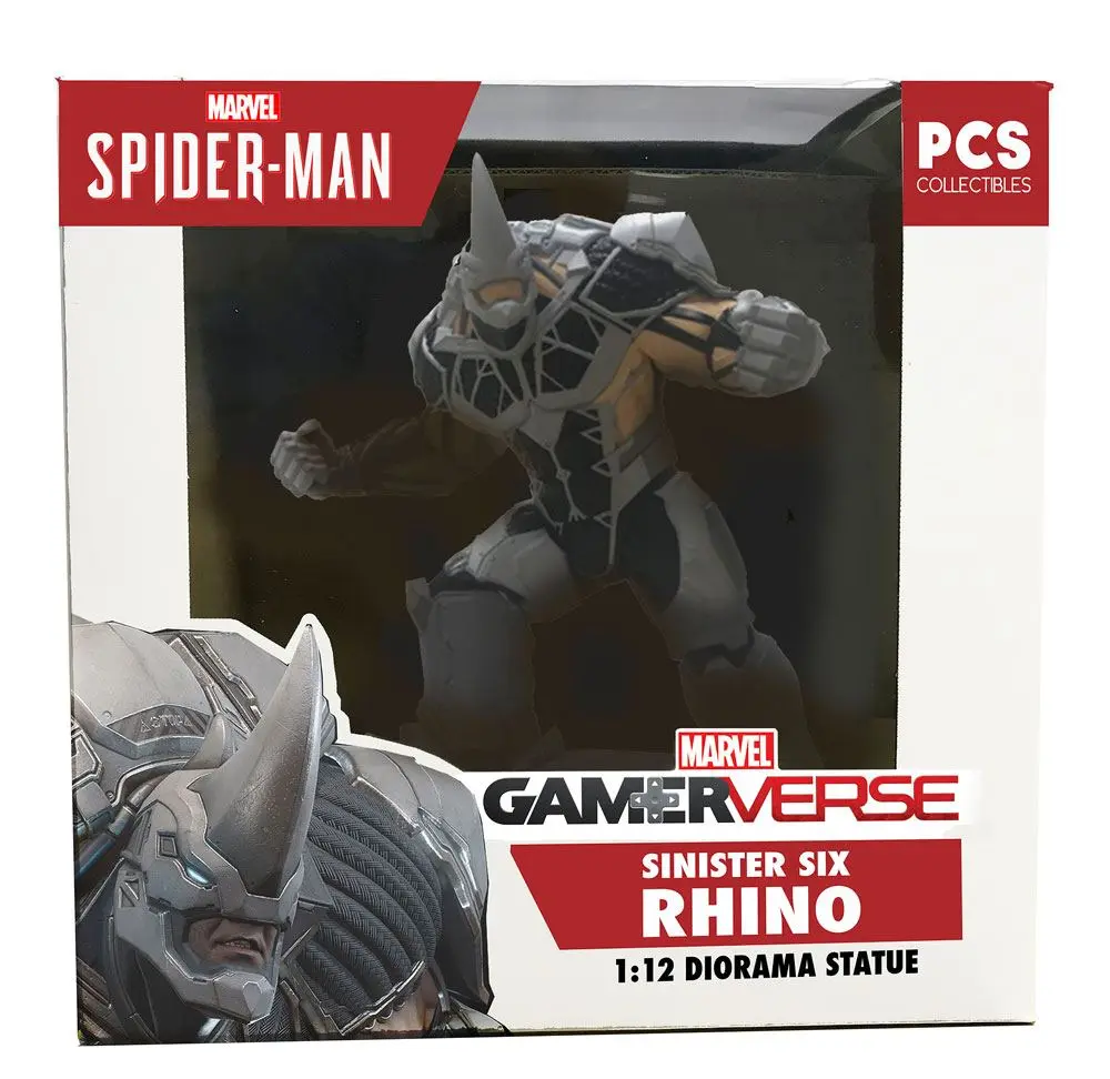 Marvel's Spider-Man Marvel Gamerverse PVC Statue 1/12 Sinister Six Rhino 18 cm product photo