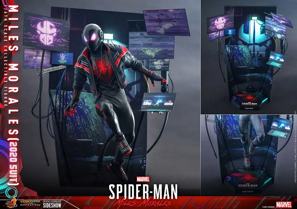 Marvel's Spider-Man: Miles Morales Video Game Masterpiece Action Figure 1/6Miles Morales (2020 Suit) product photo