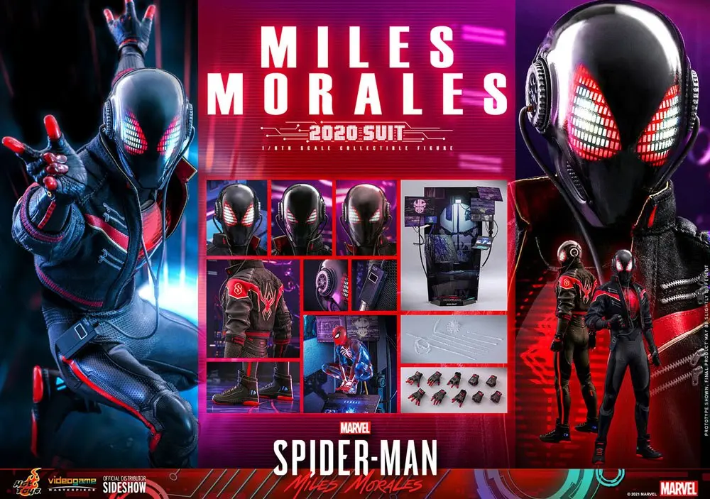 Marvel's Spider-Man: Miles Morales Video Game Masterpiece Action Figure 1/6Miles Morales (2020 Suit) product photo