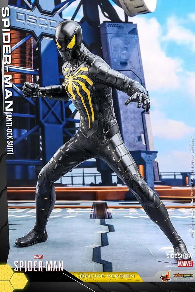 Marvel's Spider-Man Video Game Masterpiece Action Figure 1/6 Spider-Man (Anti-Ock Suit) Deluxe 30 cm product photo
