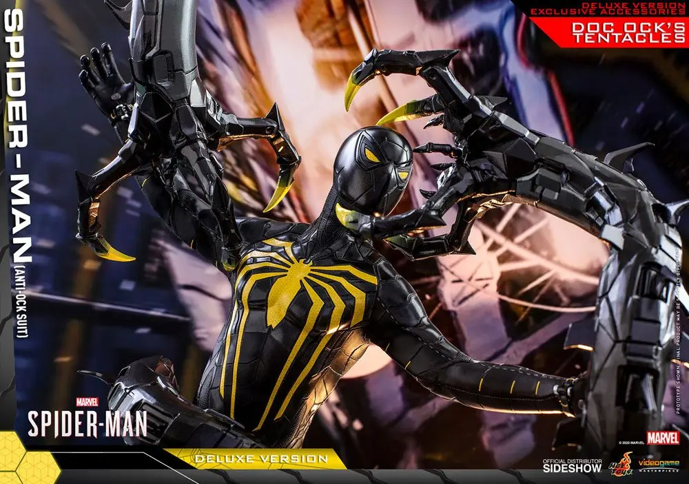 Marvel's Spider-Man Video Game Masterpiece Action Figure 1/6 Spider-Man (Anti-Ock Suit) Deluxe 30 cm product photo