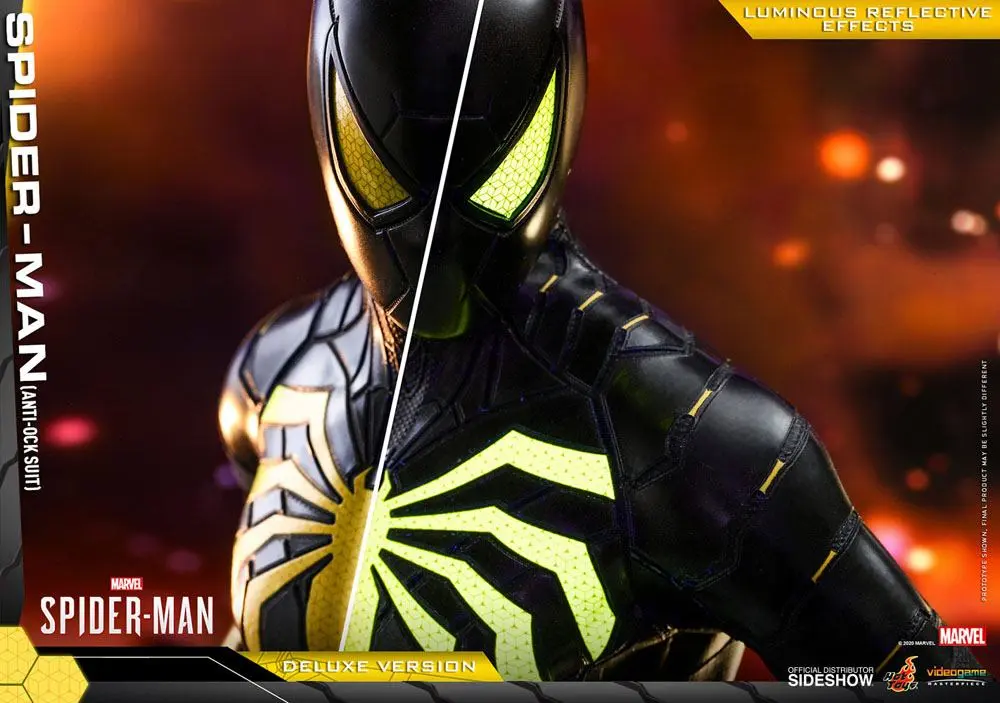 Marvel's Spider-Man Video Game Masterpiece Action Figure 1/6 Spider-Man (Anti-Ock Suit) Deluxe 30 cm product photo