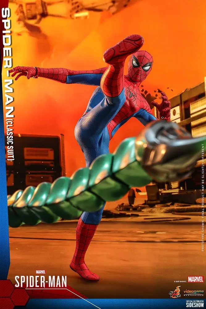 Marvel's Spider-Man Video Game Masterpiece Action Figure 1/6 Spider-Man (Classic Suit) 30 cm product photo