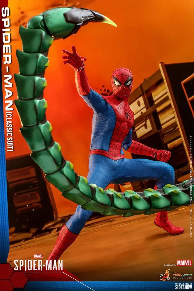 Marvel's Spider-Man Video Game Masterpiece Action Figure 1/6 Spider-Man (Classic Suit) 30 cm product photo
