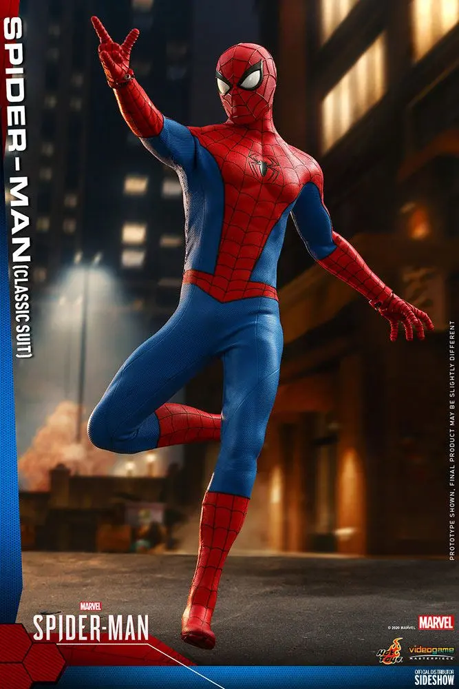 Marvel's Spider-Man Video Game Masterpiece Action Figure 1/6 Spider-Man (Classic Suit) 30 cm product photo