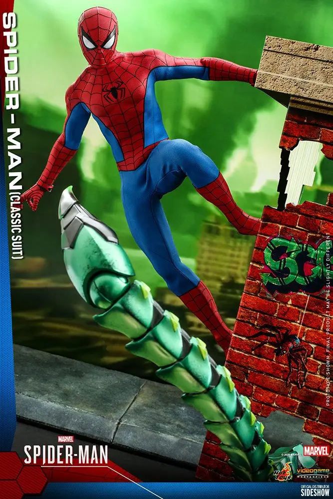 Marvel's Spider-Man Video Game Masterpiece Action Figure 1/6 Spider-Man (Classic Suit) 30 cm product photo