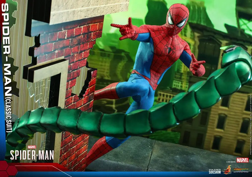 Marvel's Spider-Man Video Game Masterpiece Action Figure 1/6 Spider-Man (Classic Suit) 30 cm product photo