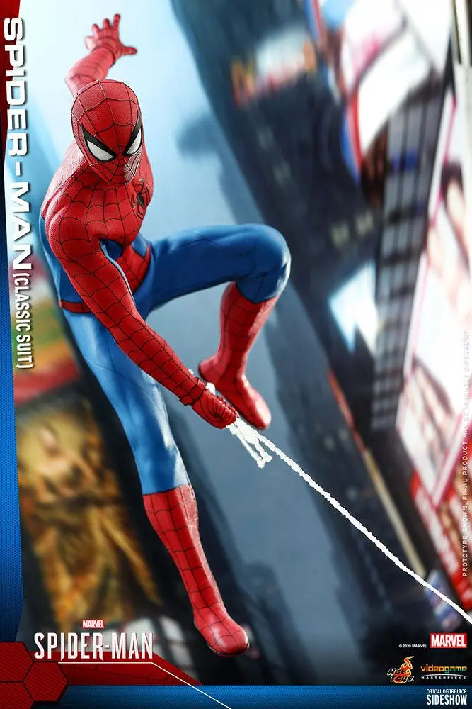 Marvel's Spider-Man Video Game Masterpiece Action Figure 1/6 Spider-Man (Classic Suit) 30 cm product photo