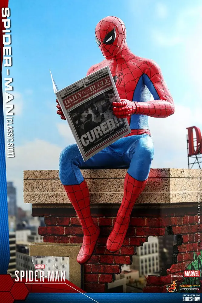 Marvel's Spider-Man Video Game Masterpiece Action Figure 1/6 Spider-Man (Classic Suit) 30 cm product photo