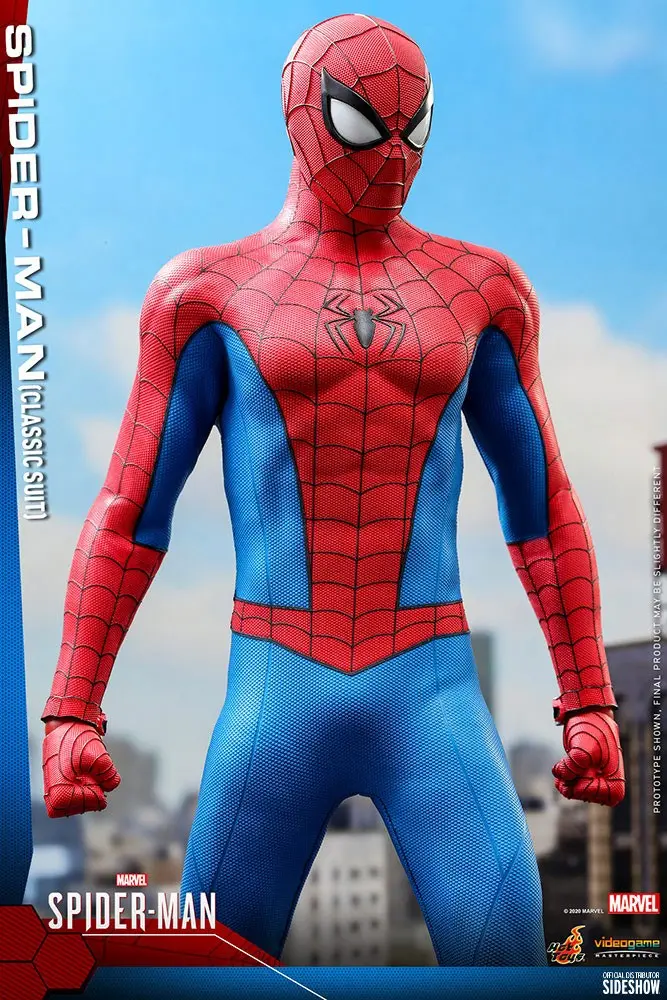 Marvel's Spider-Man Video Game Masterpiece Action Figure 1/6 Spider-Man (Classic Suit) 30 cm product photo