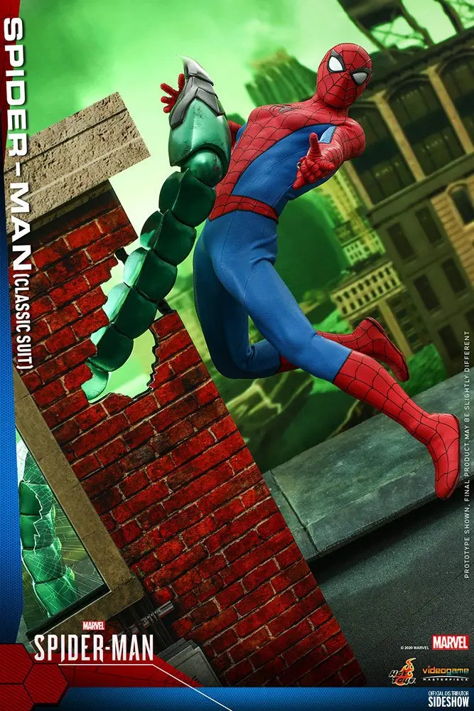 Marvel's Spider-Man Video Game Masterpiece Action Figure 1/6 Spider-Man (Classic Suit) 30 cm product photo