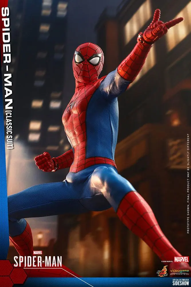 Marvel's Spider-Man Video Game Masterpiece Action Figure 1/6 Spider-Man (Classic Suit) 30 cm product photo