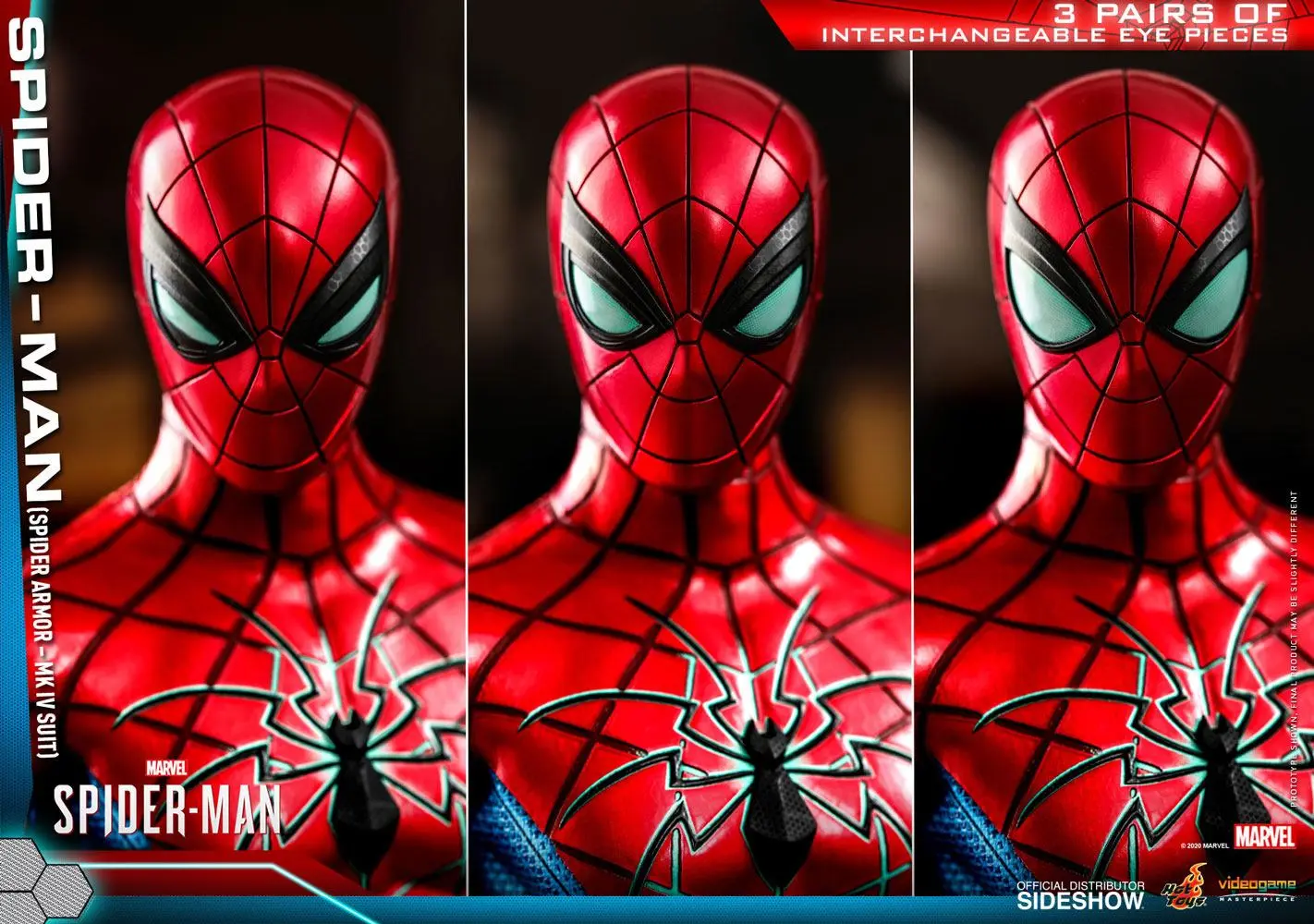 Marvel's Spider-Man Video Game Masterpiece Action Figure 1/6 Spider-Man (Spider Armor MK IV Suit) product photo
