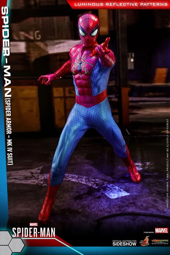 Marvel's Spider-Man Video Game Masterpiece Action Figure 1/6 Spider-Man (Spider Armor MK IV Suit) product photo