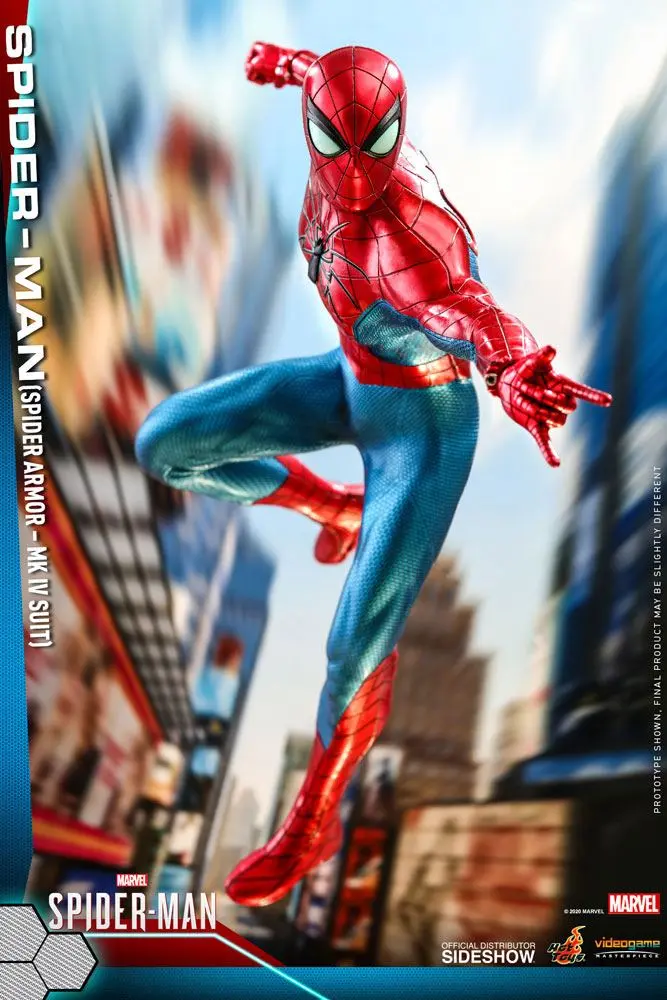 Marvel's Spider-Man Video Game Masterpiece Action Figure 1/6 Spider-Man (Spider Armor MK IV Suit) product photo