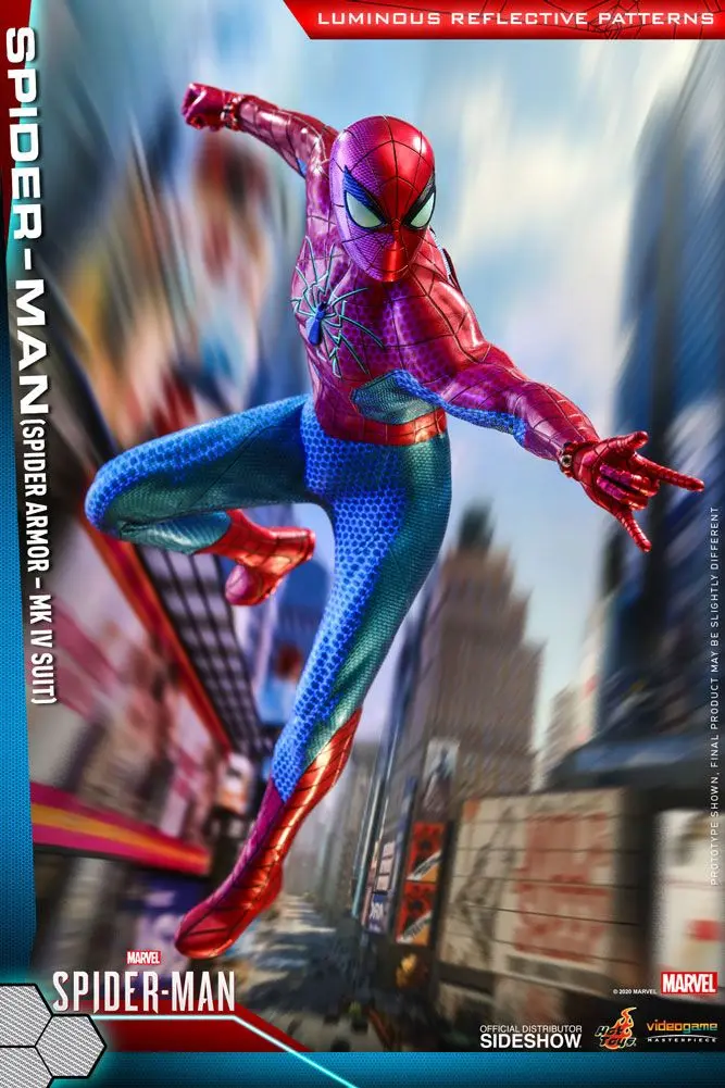 Marvel's Spider-Man Video Game Masterpiece Action Figure 1/6 Spider-Man (Spider Armor MK IV Suit) product photo