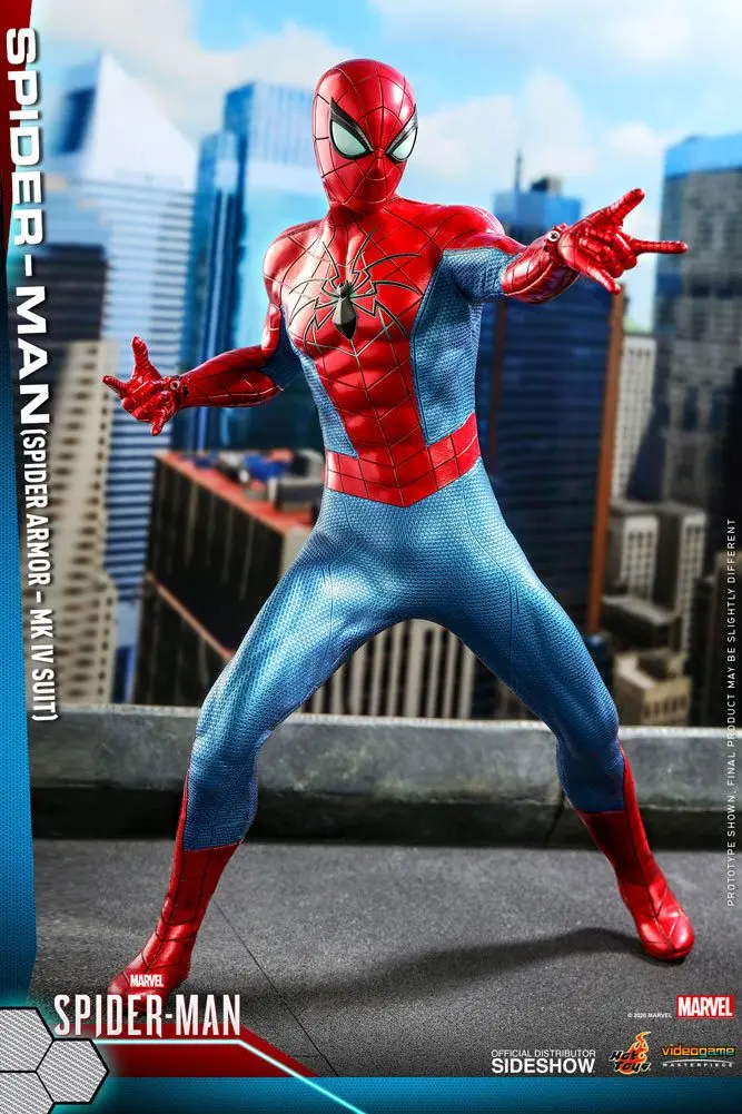 Marvel's Spider-Man Video Game Masterpiece Action Figure 1/6 Spider-Man (Spider Armor MK IV Suit) product photo