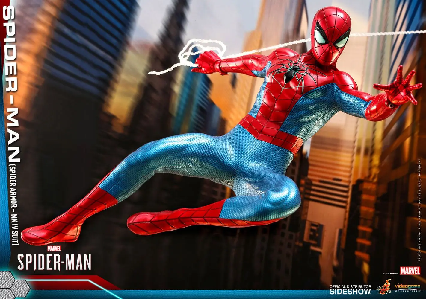 Marvel's Spider-Man Video Game Masterpiece Action Figure 1/6 Spider-Man (Spider Armor MK IV Suit) product photo