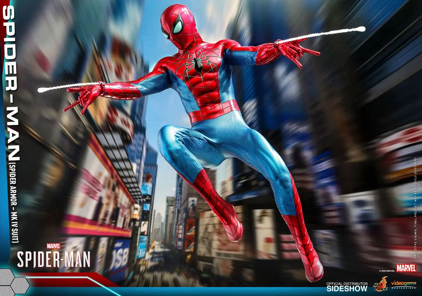 Marvel's Spider-Man Video Game Masterpiece Action Figure 1/6 Spider-Man (Spider Armor MK IV Suit) product photo