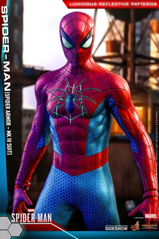 Marvel's Spider-Man Video Game Masterpiece Action Figure 1/6 Spider-Man (Spider Armor MK IV Suit) product photo