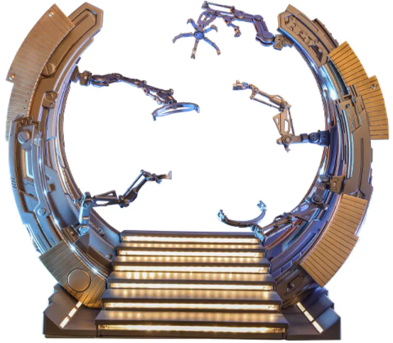 Marvel's The Avengers Accessories Collection Series Iron Man Suit-Up Gantry product photo