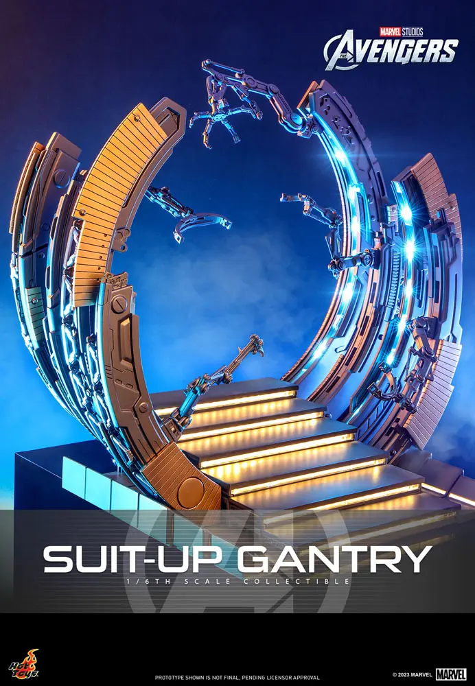 Marvel's The Avengers Accessories Collection Series Iron Man Suit-Up Gantry product photo