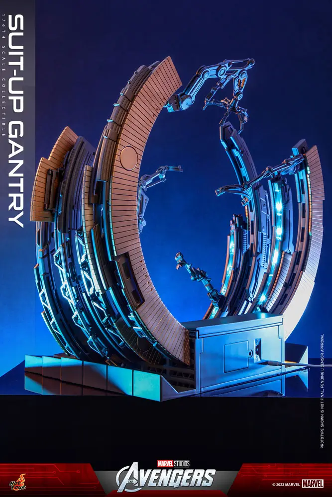 Marvel's The Avengers Accessories Collection Series Iron Man Suit-Up Gantry product photo
