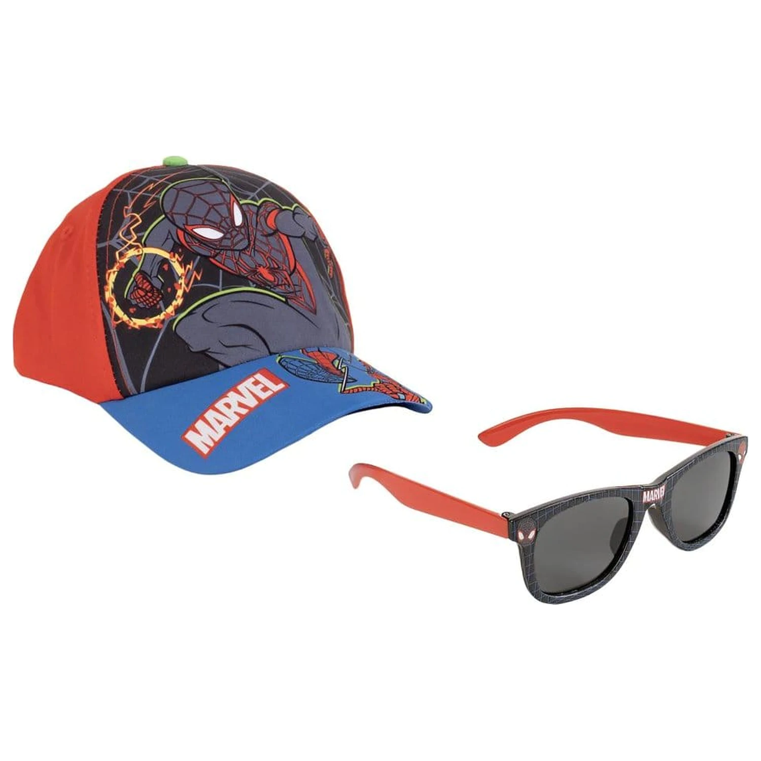 Marvel Cap & Sunglasses Set Spider-Man Miles 53 cm product photo
