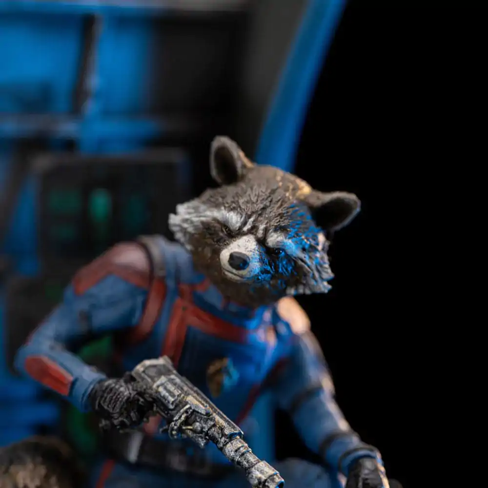 Marvel Scale Statue 1/10 Guardians of the Galaxy Vol. 3 Rocket Racoon 20 cm termékfotó