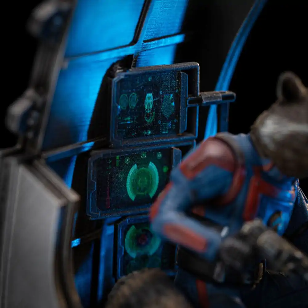 Marvel Scale Statue 1/10 Guardians of the Galaxy Vol. 3 Rocket Racoon 20 cm termékfotó