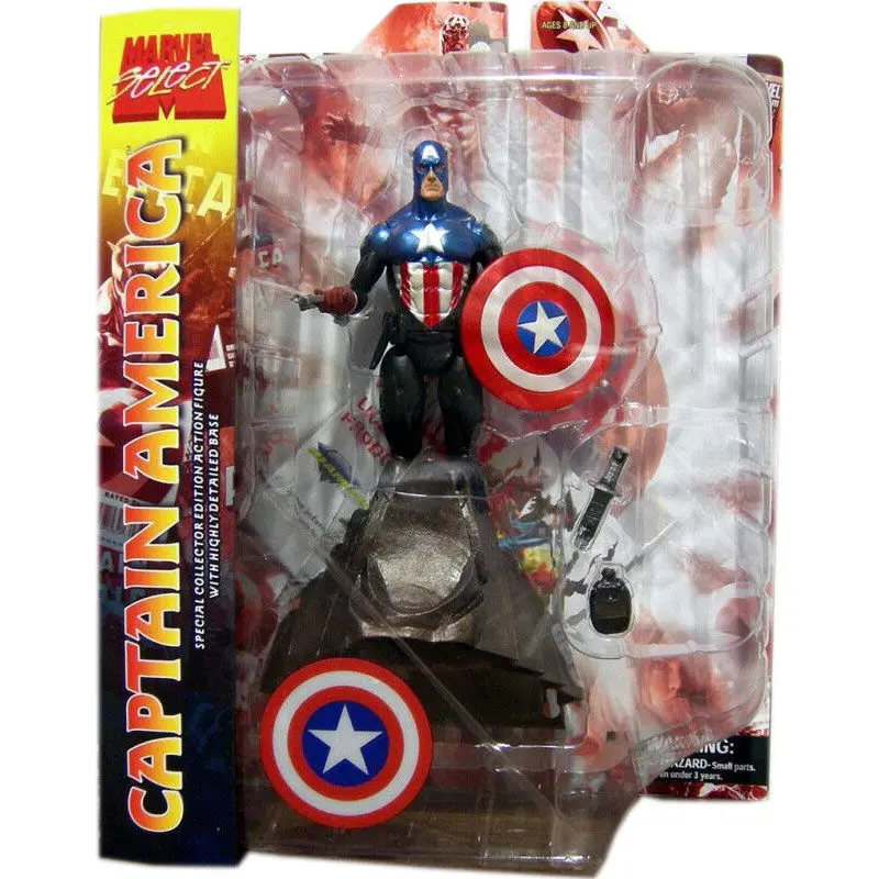 Marvel Select Action Figure Captain America 18 cm product photo