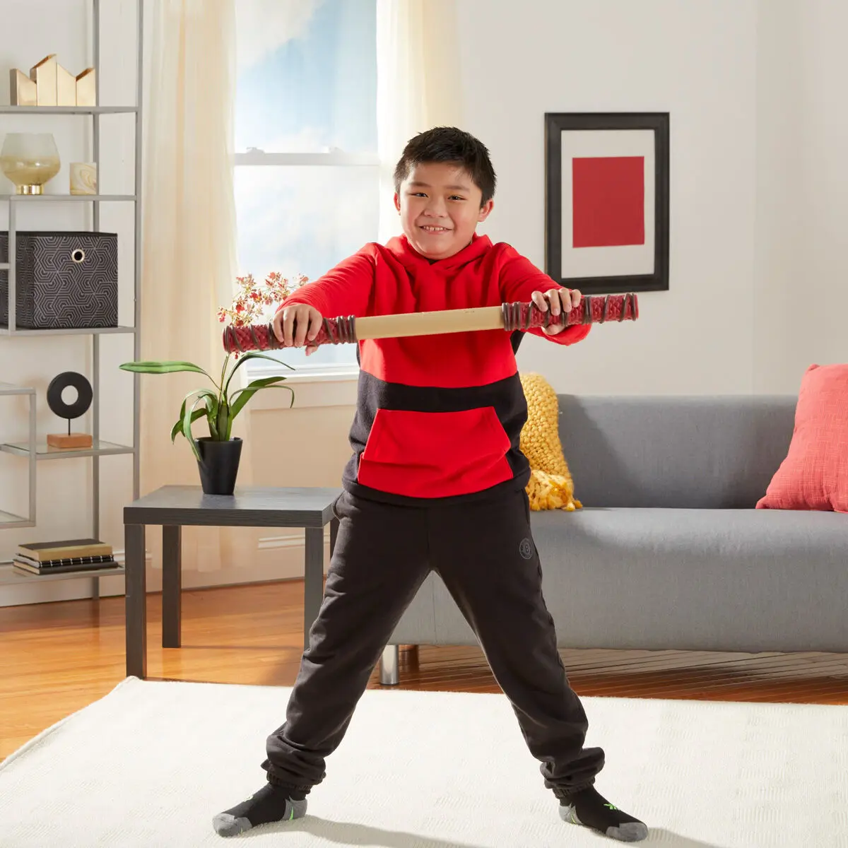 Marvel Shang-Chi and the Legend of the Ten Rings battle Fx Bo Staff with sounds product photo